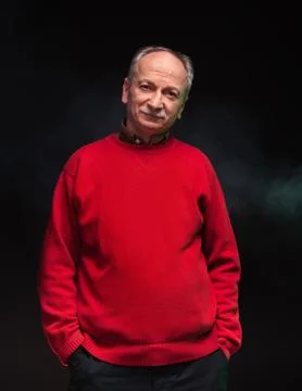 Portrait of an elderly man Stock Photos