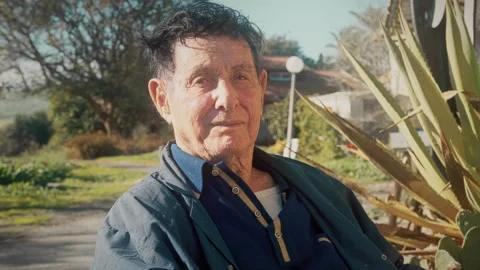 Portrait of an elderly painter Stock Footage 275297247