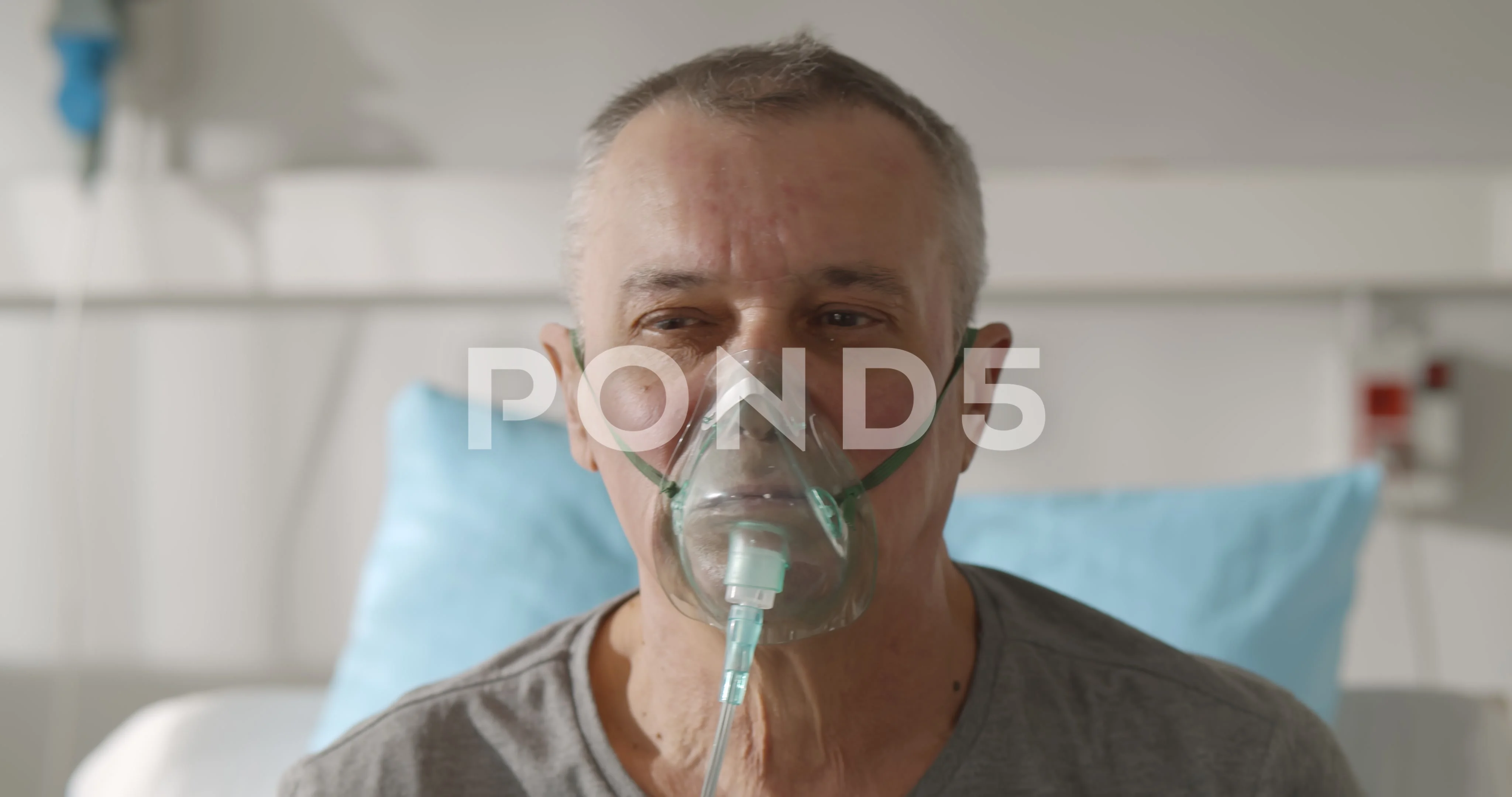 person with oxygen mask