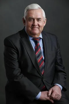 Portrait of an elegant elderly man Foto stock