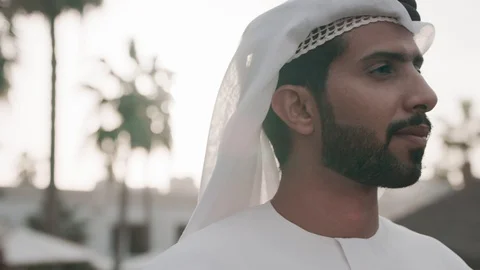 Portrait of an Emirati man. Stock Footage 105805021