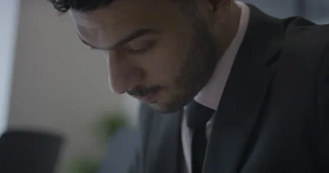 Portrait of an expat arab man. Stock Footage 247169998
