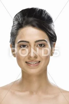 Portrait of a fashion model Stock Photos