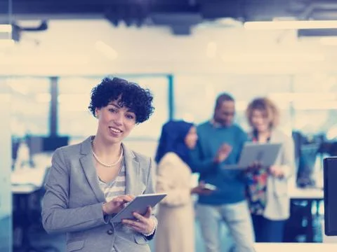 Portrait of female software developer 스톡 사진