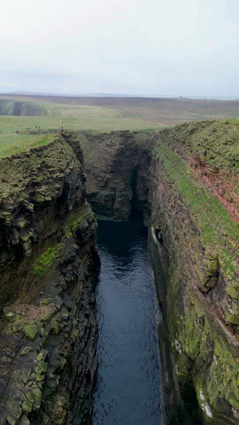 Portrait Flight Moving Between Cliffs – 4K Drone Footage Stock Footage 319816907