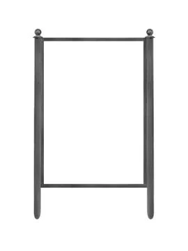 Portrait Frame Isolated on White Background Stock Illustration