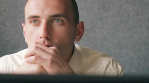 Portrait of a freelancer working Stock Footage 63113507
