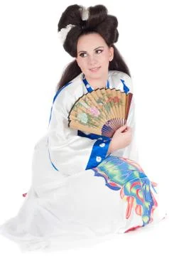 Portrait Of Geisha Фото