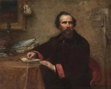 Portrait of Genio C. Scott, 1859. Eastman Johnson (American, 1824-1906). Oi.. Stock Photos