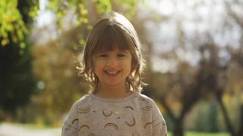 Portrait of a girl Stock Footage 221284686