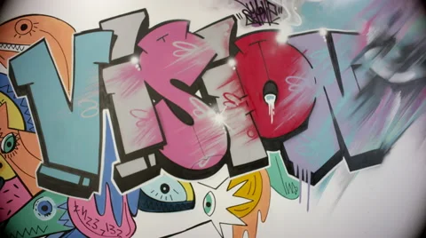 Portrait of graffiti artists at studio. Stock Footage 63427745