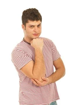 Portrait of handsome guy Foto stock