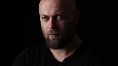 Portrait of a handsome man Stock Footage 146108859