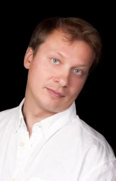 Portrait of handsome man Stock Photos