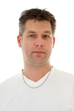 Portrait of handsome man Stock Photos