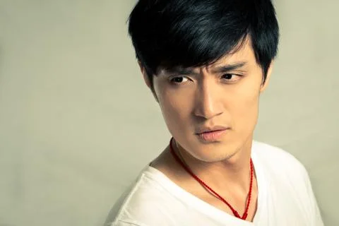 Portrait of handsome man posing Stock Photos
