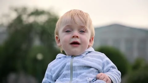 Portrait of a happy boy Stock-Footage 134734919
