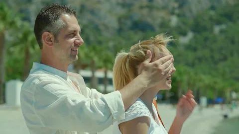 Portrait of happy couple. Stock Footage 157537068