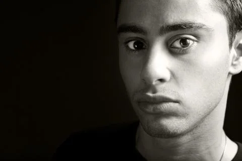 Portrait of hispanic man Stock Photos