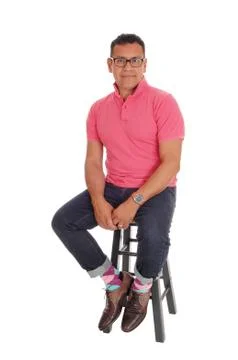 Portrait of a Hispanic man. Stock Photos