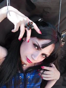 Portrait of human puppet Stock Photos