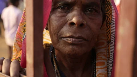 Portrait of a Indian woman, Mumbai, IndiaStock Footage