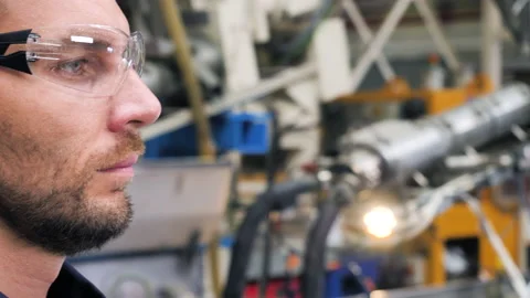 Portrait of Industry Engineer Worker Technology Job In Manufacture Factory. Stock-Footage 146541535