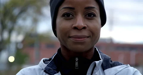 Portrait of jogger 스톡 동영상 138397980