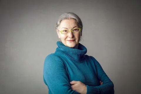 Portrait of a lady Stock Photos