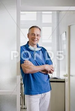 Portrait Of A Male Dentist