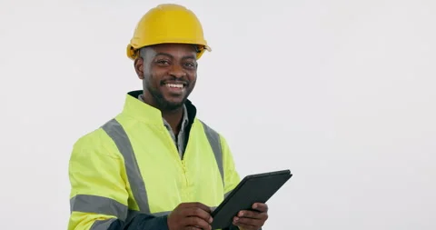 Portrait, man and construction worker wi... | Stock Video | Pond5