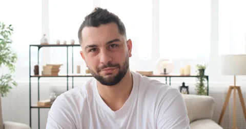 Portrait of a man with a beard Stock Footage 150020147