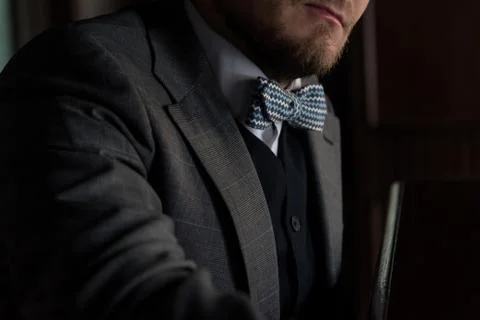 Portrait of a man with a beard 库存照片