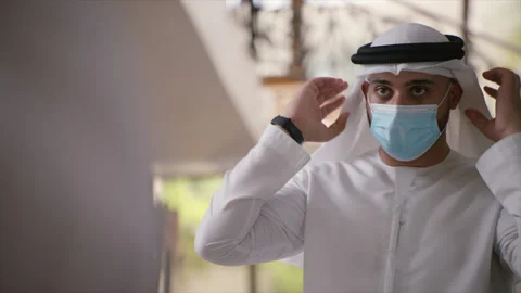Portrait of a man getting ready. Stock Footage 135978661