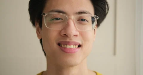 Portrait of man in glasses Stock Footage 145289818