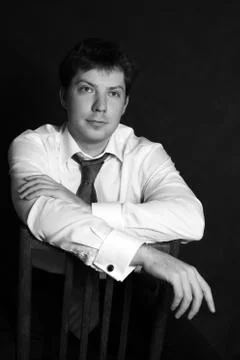 Portrait of the man Stock Photos