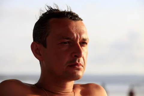 Portrait of the man Stock Photos