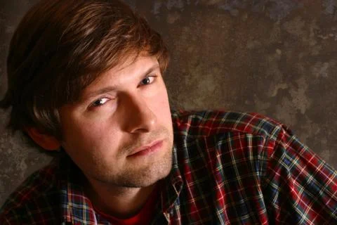 Portrait of the man Stock Photos