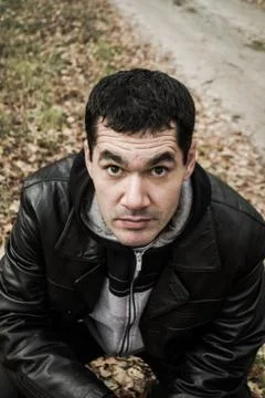 Portrait of a man. Stock Photos