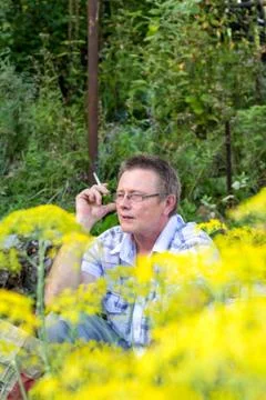 Portrait of a Man 写真素材