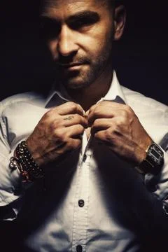 Portrait of a Man Stock Photos