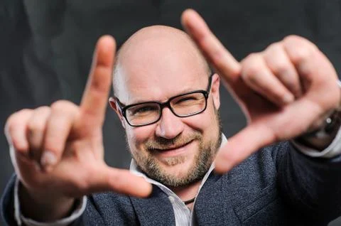 Portrait of a man Stock Photos