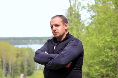 Portrait of a man Foto stock