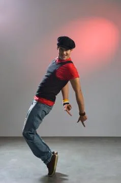 Portrait of a man posing Stockfoto's