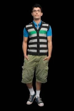 Portrait of a man posing Stock-Fotos