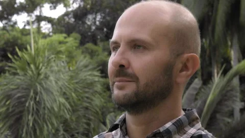 Portrait of a man in a protective mask COVID-19 Coronavirus infection. Stock Footage 133584655