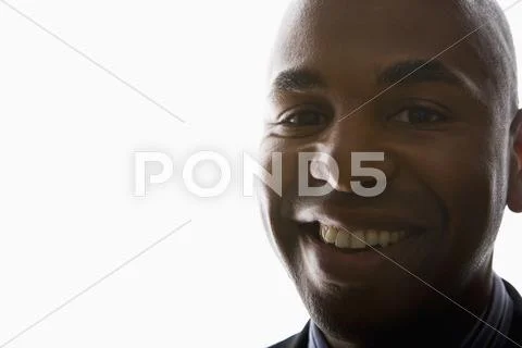 Portrait of a man smiling Stock Photos