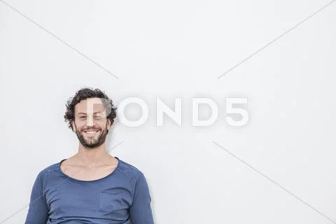 Portrait of man smiling Stock Photos