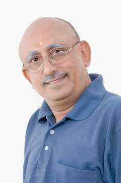 Portrait of a man smiling Stockfoto's