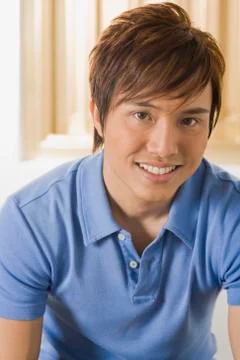 Portrait of Man Smiling Stock Photos